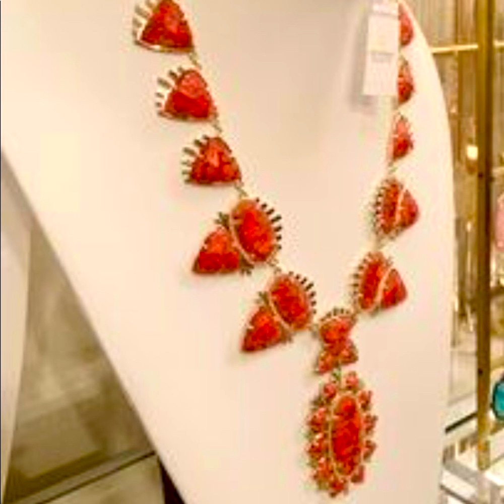 NWT Kendra Scott Havana Exclusive TX Release Bronze Veined Red Magnesite SO RARE - Picture 15 of 16